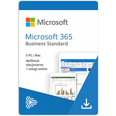 Microsoft Office 365 Business Standard BOX Polski 
